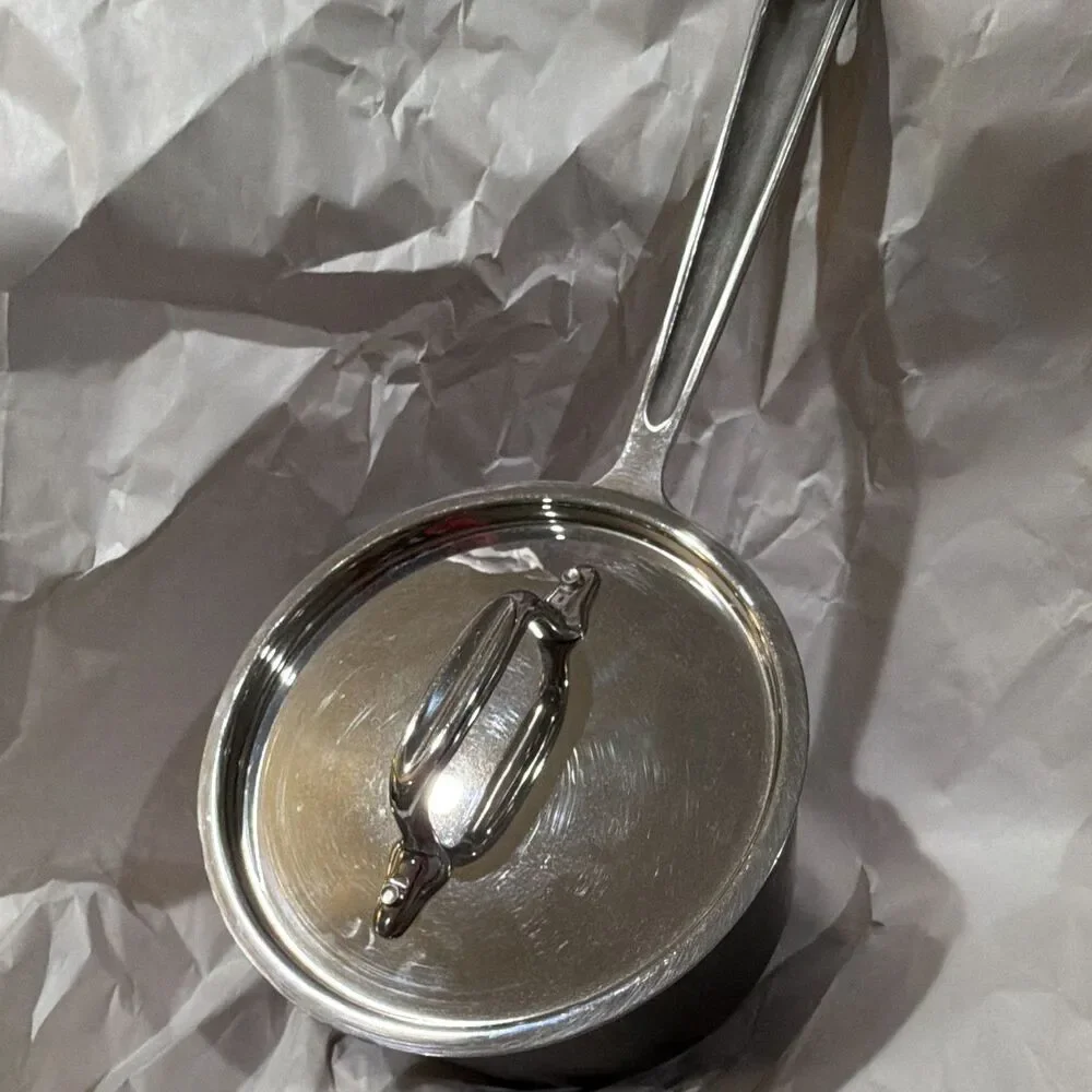All-Clad LTD 1.5 Qt Saucepan w/Lid Hard-Anodized Stainless Interior